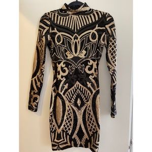 Stunning evening mini dress